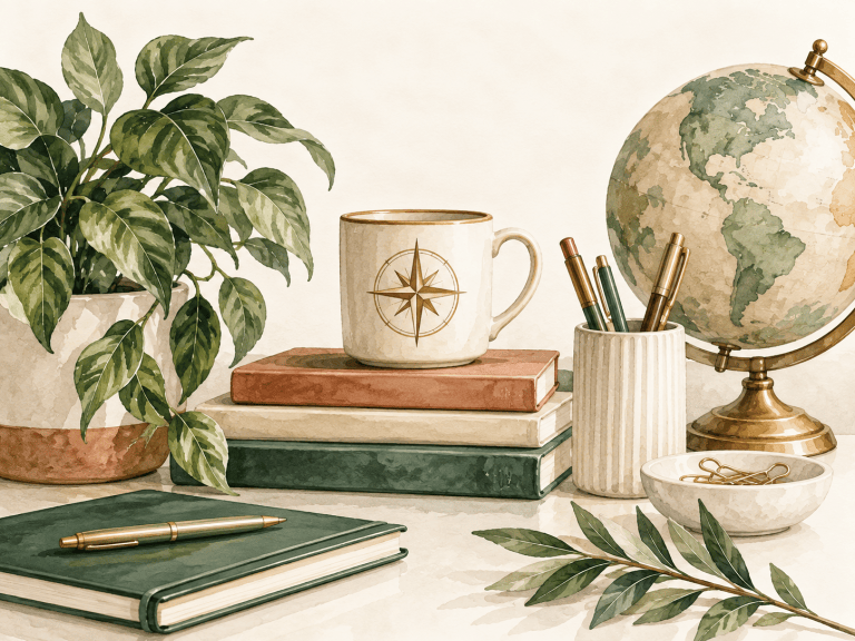 Watercolor ongoing communications support workspace